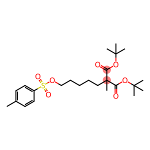 Propanedioic acid, 2-methyl-2-[5-[[(4-methylphenyl)sulfonyl]oxy]pentyl]-, 1,3-bis(1,1-dimethylethyl) ester