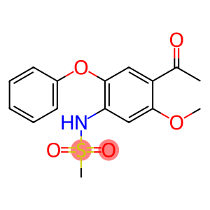 3-(甲磺酰胺)-4-(苯氧基)-6-(乙酰基)苯甲醚,艾拉莫德中间体