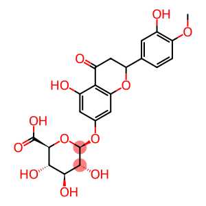 β-D-Glucopyranosiduronic acid, 3,4-dihydro-5-hydroxy-2-(3-hydroxy-4-methoxyphenyl)-4-oxo-2H-1-benzopyran-7-yl