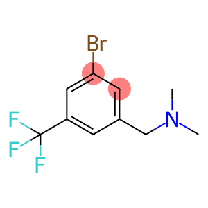 1-[3-Bromo-5-(trifluoromethyl)phenyl]-N,N-dimethylmethanamine