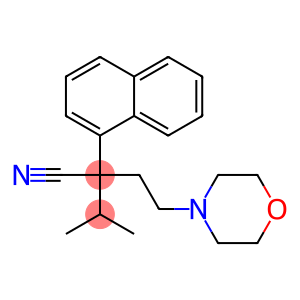 α-Isopropyl-α-(2-morpholinoethyl)-1-naphthaleneacetonitrile