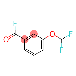 Benzoyl fluoride, 3-(difluoromethoxy)- (9CI)