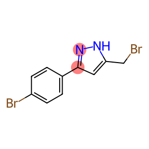 5-(BroMoMethyl)-3-(4-broMophenyl)-1H-pyrazole