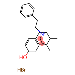 1,2,3,4,5,6-hexahydro-6,11-dimethyl-3-phenethyl-2,6-methano-3-benzazocin-8-ol hydrobromide