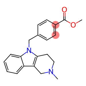 4-(2-Methyl-l,2^,4-tetrahydro-pyrido[4,3-6]indol-5-ylmethyl)beiizoic acid methyl ester