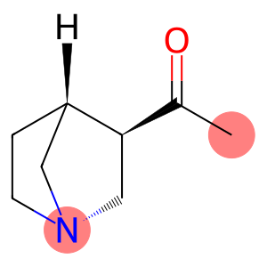 Ethanone, 1-(1-azabicyclo[2.2.1]hept-3-yl)-, exo- (9CI)