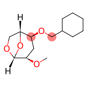 β-D-ribo-Hexopyranose, 1,6-anhydro-4-O-(cyclohexylmethyl)-3-deoxy-2-O-methyl-