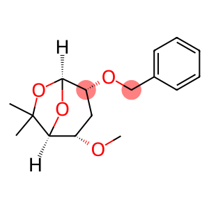 .beta.-ribo-Heptopyranose, 1,6-anhydro-3,7-dideoxy-6-C-methyl-4-O-methyl-2-O-(phenylmethyl)-