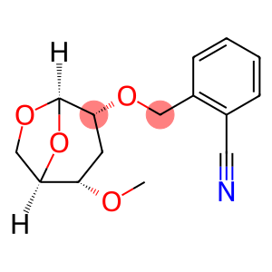 .beta.-ribo-Hexopyranose, 1,6-anhydro-2-O-(2-cyanophenyl)methyl-3-deoxy-4-O-methyl-