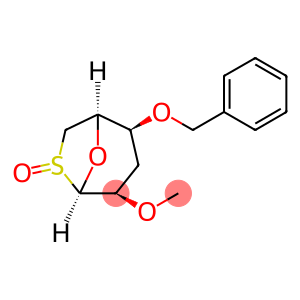 .beta.-L-lyxo-Hexopyranose, 1,3,6-trideoxy-1,6-episulfinyl-2-O-methyl-4-O-(phenylmethyl)-