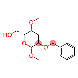 .alpha.-ribo-Hexopyranoside, methyl 3-deoxy-4-O-methyl-2-O-(phenylmethyl)-