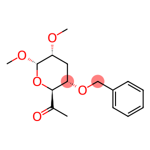 methyl 4-0-benzyl-3,7-dideoxy-2-0-methyl-α-D-ribo-heptopyranosid-6-ulose