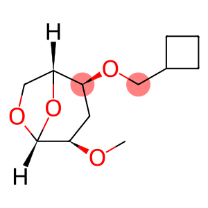 .beta.-D-ribo-Hexopyranose, 1,6-anhydro-4-O-(cyclobutylmethyl)-3-deoxy-2-O-methyl-