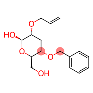 .beta.-D-ribo-Hexopyranose, 3-deoxy-4-O-(phenylmethyl)-2-O-2-propenyl-