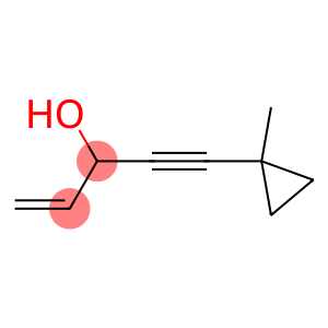 1-Penten-4-yn-3-ol, 5-(1-methylcyclopropyl)- (9CI)