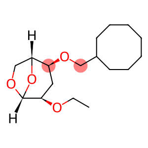 .beta.-D-ribo-Hexopyranose, 1,6-anhydro-4-O-(cyclooctylmethyl)-3-deoxy-2-O-ethyl-