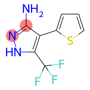 4-(噻吩-2-基)-5-(三氟甲基)-1H-吡唑-3-胺