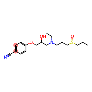 Benzonitrile, 4-[3-[ethyl[3-(propylsulfinyl)propyl]amino]-2-hydroxypropoxy]-