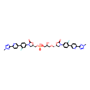 1-(((R)-3-(3-fluoro-4-(6-(2-methyl-2H-tetrazol-5-yl)pyridin-3-yl)phenyl)-2-oxooxazolidin-5-yl)methoxy)-3-hydroxypropan-2-yl (((R)-3-(3-fluoro-4-(6-(2-methyl-2H-tetrazol-5-yl)pyridin-3-yl)phenyl)-2-oxooxazolidin-5-yl)methyl) hydrogen phosphateCompound                                                                             with                                                                                            3-(((R)-3-(3-fluoro-4-(6-(2-methyl-2H-tetrazol-5-yl)pyridin-3-yl)phenyl)-2-oxooxazolidin-5-yl)methoxy)-2-hydroxypropyl(((R)-3-(3-fluoro-4-(6-(2-methyl-2H-tetrazol-5-yl)pyridin