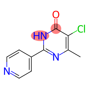 5-氯-6-甲基-2-(吡啶-4-基)嘧啶-4-醇