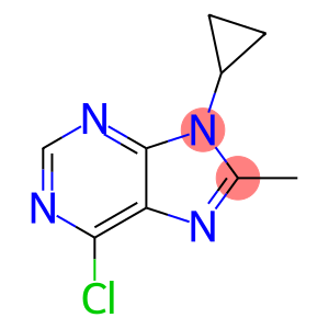 6-chloro-9-cyclopropyl-8-methylpurine