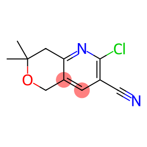 2-chloro-7,7-dimethyl-7,8-dihydro-5H-pyrano[4,3-b]pyridine-3-carbonitrile