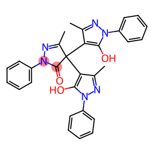 3H-Pyrazol-3-one, 2,4-dihydro-4,4-bis(5-hydroxy-3-Methyl- 1-phenyl-1H-pyrazol-4-yl)-5-Methyl-2-phenyl-