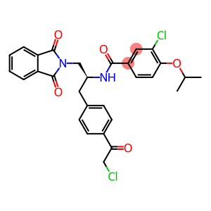 (S)-3-Chloro-N-(1-(4-(2-chloroacetyl)phenyl)-3-(1,3-dioxoisoindolin-2-yl)propan-2-yl)-4-isopropoxybenzamide