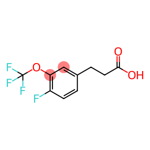 Benzenepropanoic acid, 4-fluoro-3-(trifluoromethoxy)-