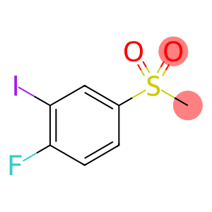 Benzene, 1-fluoro-2-iodo-4-(methylsulfonyl)-