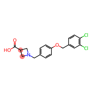 1-[[4-[(3,4-Dichlorophenyl)methoxy]phenyl]methyl]-3-azetidinecarboxylic acid