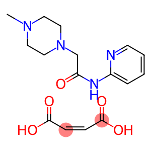 1-Piperazineacetamide, 4-methyl-N-2-pyridinyl-, (2Z)-2-butenedioate (1:2)