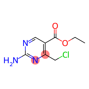5-Pyrimidinecarboxylic acid, 2-amino-4-(chloromethyl)-, ethyl ester
