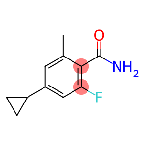 4-Cyclopropyl-2-fluoro-6-methylbenzamide