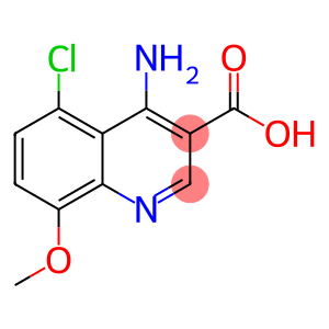 4-Amino-5-chloro-8-methoxyquinoline-3-carboxylic acid