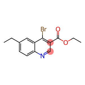 4-Bromo-6-ethylquinoline-3-carboxylic acid ethyl ester