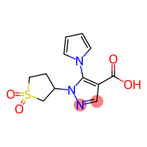 1-(1,1-二氧化四氢噻吩-3-基)-5-(1H-吡咯-1-基)-1H-吡唑-4-羧酸