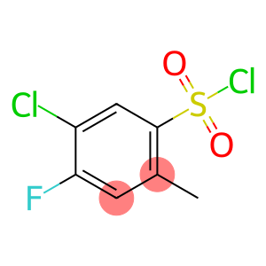 5-Chloro-4-fluoro-2-methylbenzenesulfonyl chloride