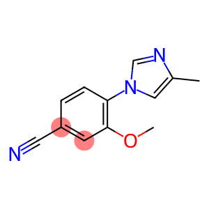 3-Methoxy-4-(4-methyl-1H-imidazol-1-yl)benzonitrile