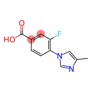 3-fluoro-4-(4-methyl-1H-imidazol-1-yl)benzoic acid