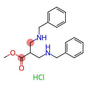 methyl 3-(benzylamino)-2-((benzylamino)methyl)propanoate dihydrochloride