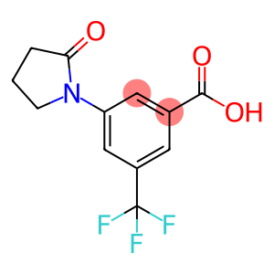 3-(2-Oxopyrrolidin-1-yl)-5-(trifluoromethyl)benzoic acid