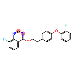 Quinazoline,8-fluoro-4-[2-[4-(2-fluorophenoxy)phenyl]ethoxy]-