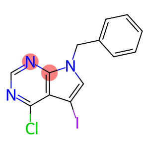 7-Benzyl-4-chloro-5-iodo-7H-pyrrolo[2,3-d]pyrimidine