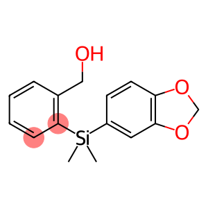 Benzenemethanol, 2-(1,3-benzodioxol-5-yldimethylsilyl)-