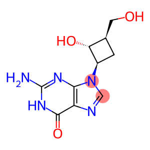 6H-Purin-6-one, 2-amino-1,9-dihydro-9-[(1R,2R,3R)-2-hydroxy-3-(hydroxymethyl)cyclobutyl]-, rel-