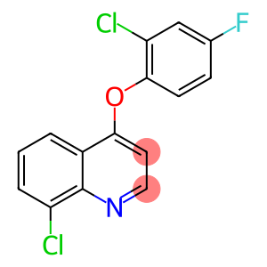 Quinoline, 8-chloro-4-(2-chloro-4-fluorophenoxy)-