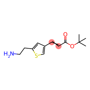 TERT-BUTYL 3-[5-(2-AMINO-ETHYL)-THIOPHEN-3-YL]-ACRYLATE