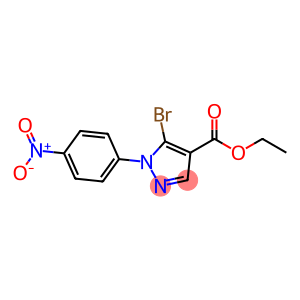 1H-Pyrazole-4-carboxylic acid, 5-bromo-1-(4-nitrophenyl)-, ethyl ester