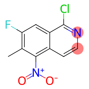 1-Chloro-7-fluoro-6-methyl-5-nitroisoquinoline